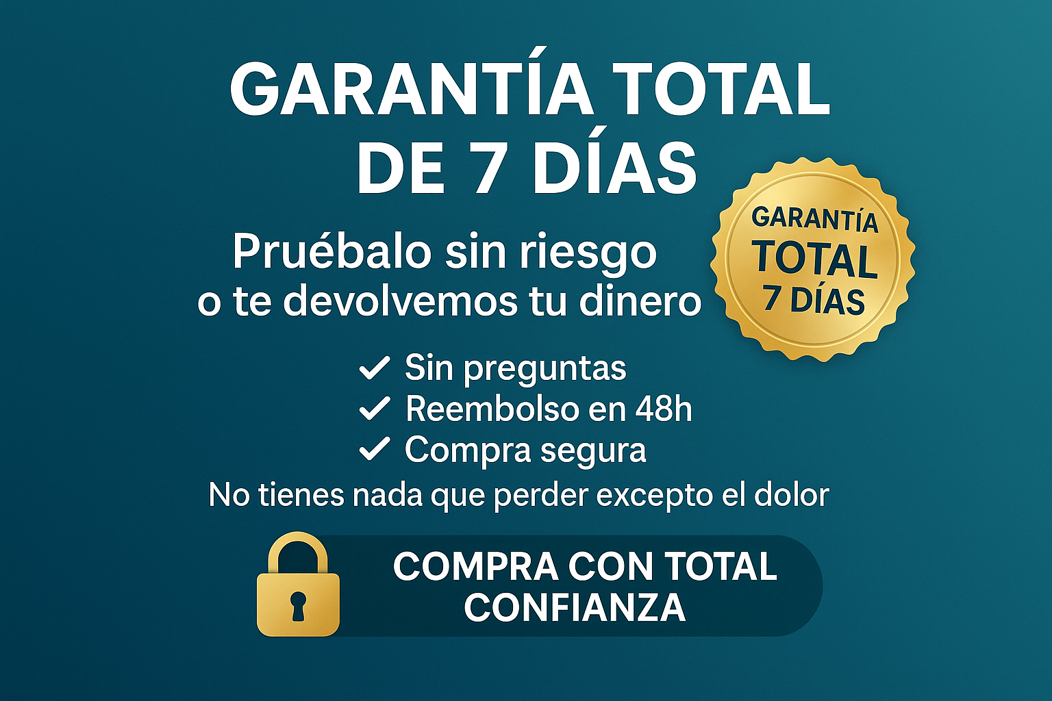 Banner de garantía sin imagen personal