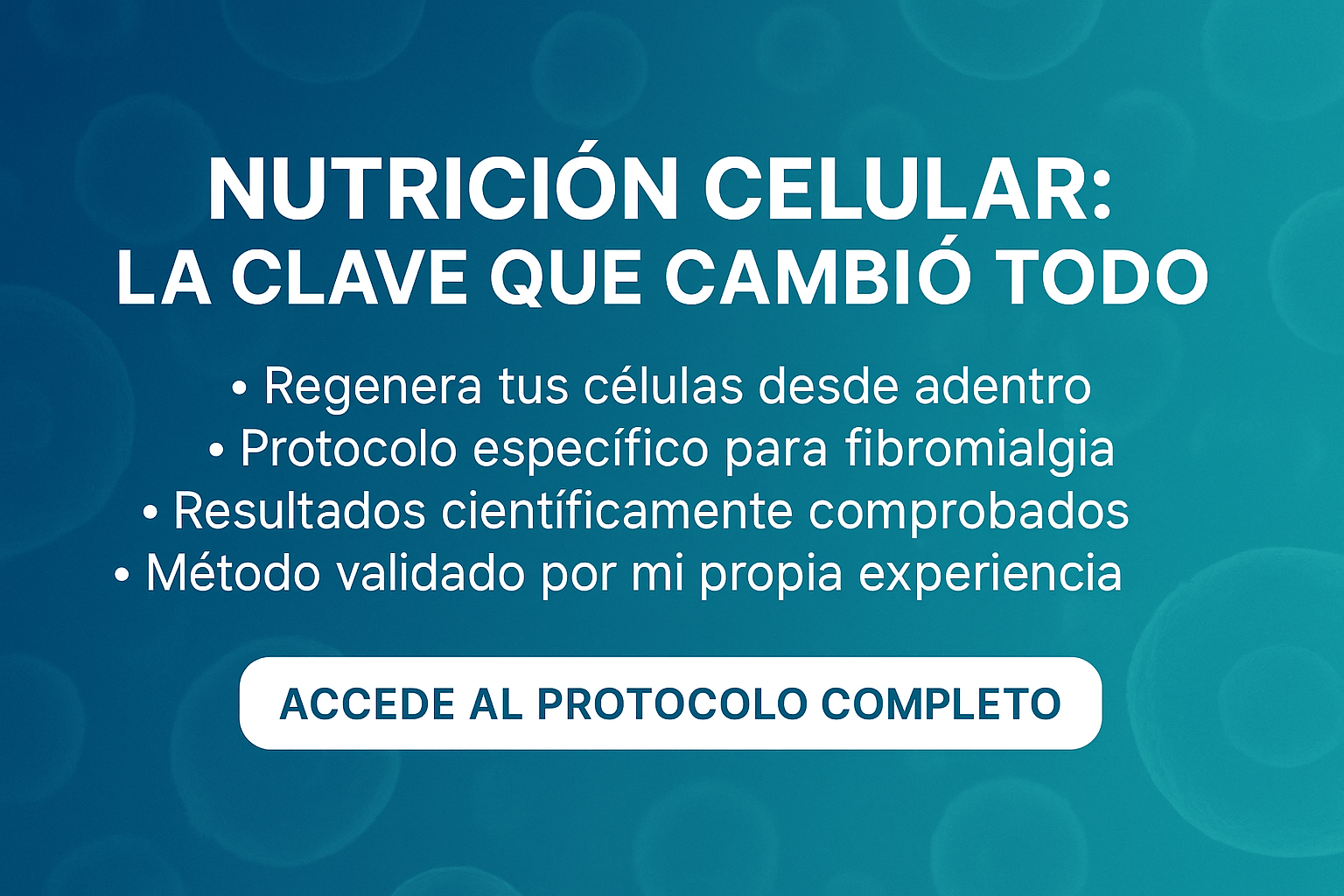 Banner Nutrición Celular - Solo Texto