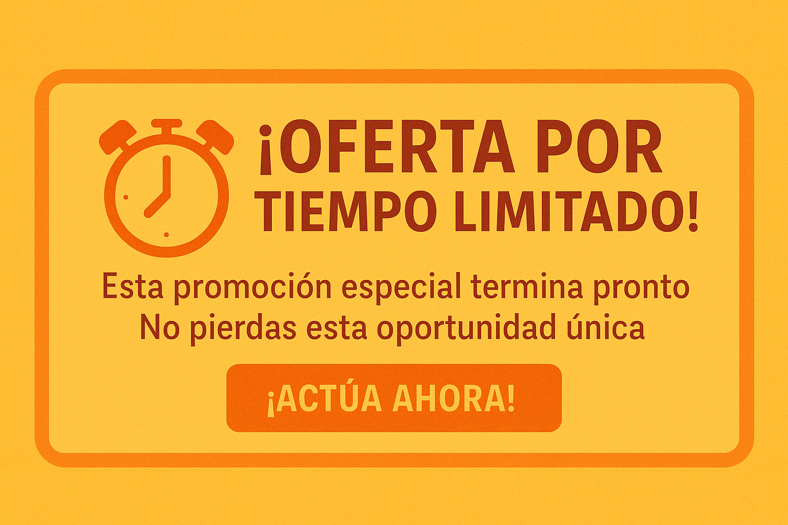 Oferta Por Tiempo Limitado