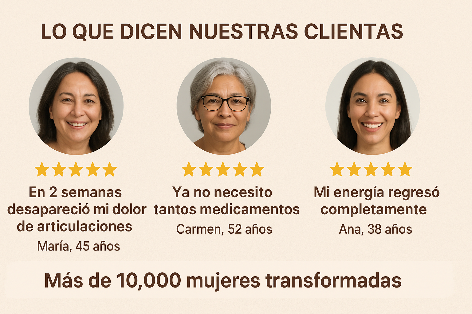Testimonios Clientas